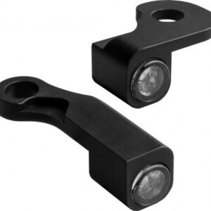 HeinzBikes NANO LED-vilkut / äärivalo – musta, savulinssi