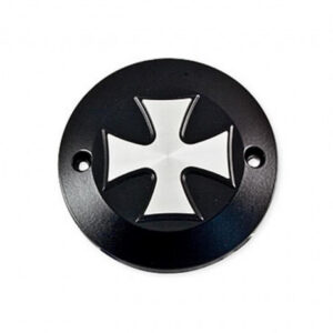 Hells Kitchen Choppers Point Cover Iron Cross – 2-pulttinen, musta satiini