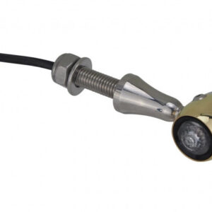 Hells Kitchen Choppers Retro LED-vilkut – kiillotettu alumiini & messinki, kirkas linssi