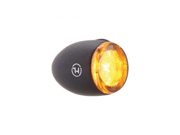 Highsider Proton Two LED-vilkut – musta, tummennettu linssi