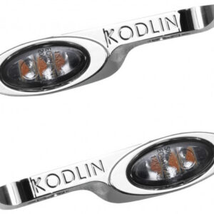 Kodlin Universal Elypse etusuuntavalot – kromi, savulinssi