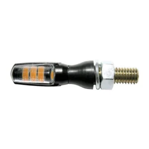 Shin Yo Spark LED-vilkut – musta, kirkas linssi