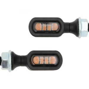 Thunderbike LED-suuntavalot – musta, savulinssi