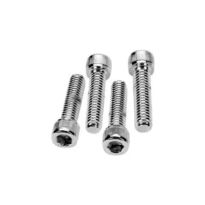 CCE Ohjaustangon Riserin yläkappaleen pulttisarja – Knurled Chrome, Socket Head 5/16"-18 UNC x 1 1/4"