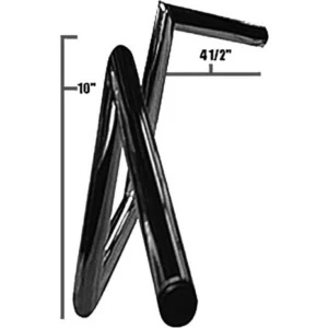 Jammer 60s Wide Style 10 Ohjaustanko – Non-Dimpled, Kromi, 1"