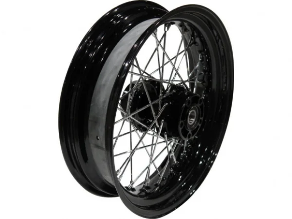 OEM Style 40-Spoke Takavanne – 17" x 4,50", Musta, Non-ABS