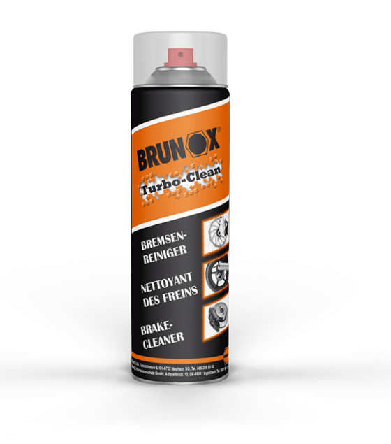 Brunox Turbo-Clean – rasvanpoisto- ja jarrunpuhdistusspray 500 ml 12Kpl korjaamopakkaus